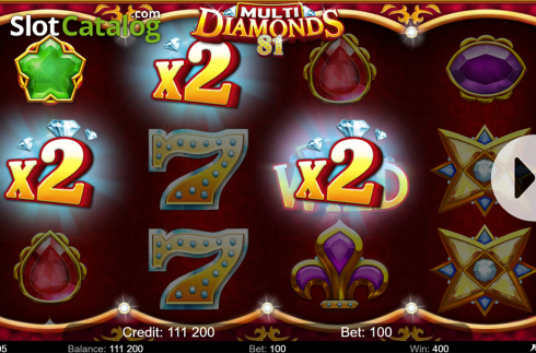 Скрин6. Multi Diamonds 81 слот