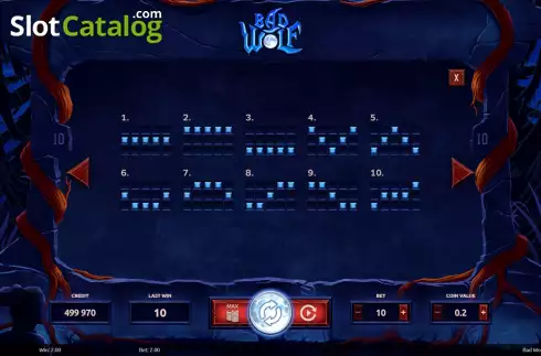 Скрин6. Bad Wolf слот