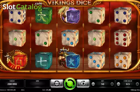 Скрин2. Vikings Dice слот
