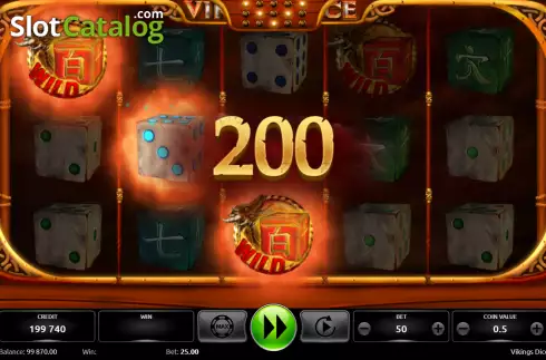 Скрин3. Vikings Dice слот