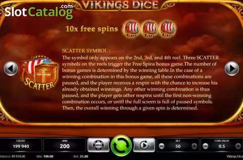 Скрин8. Vikings Dice слот
