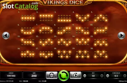 Скрин9. Vikings Dice слот