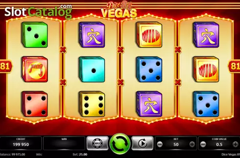 Скрин2. Dice Vegas 81 слот