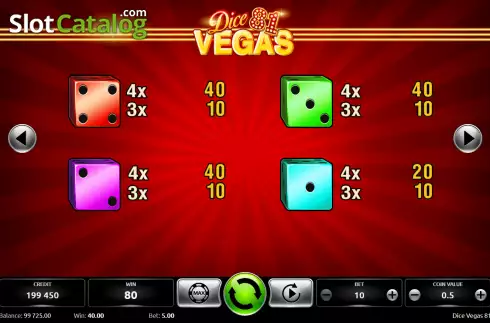 Скрин5. Dice Vegas 81 слот