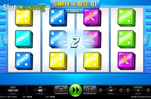 Скрин3. Simply The Best 81 Dice слот