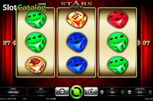Скрин2. Stars Dice слот