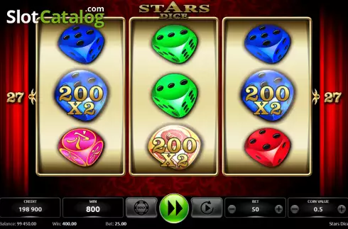 Скрин4. Stars Dice слот