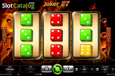 Скрин2. Joker 27 Dice слот