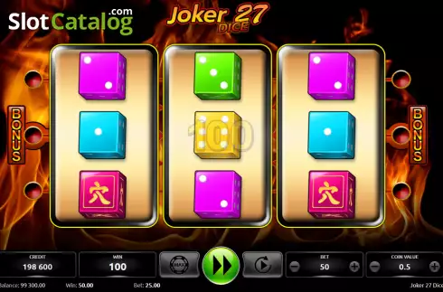 Скрин3. Joker 27 Dice слот