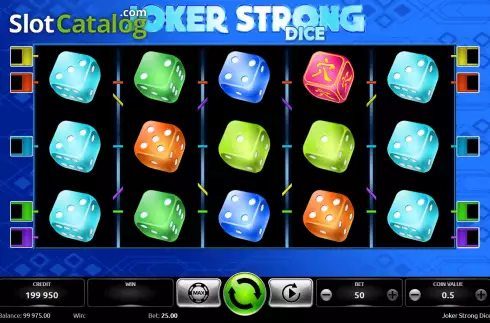 Скрин2. Joker Strong Dice слот