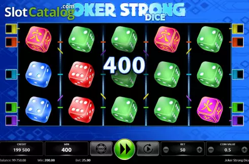 Скрин3. Joker Strong Dice слот