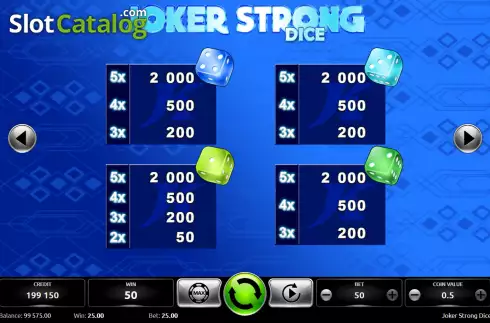 Скрин6. Joker Strong Dice слот
