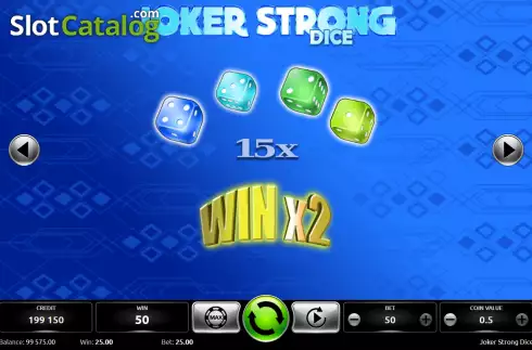 Скрин8. Joker Strong Dice слот