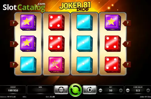 Скрин2. Joker 81 Dice слот