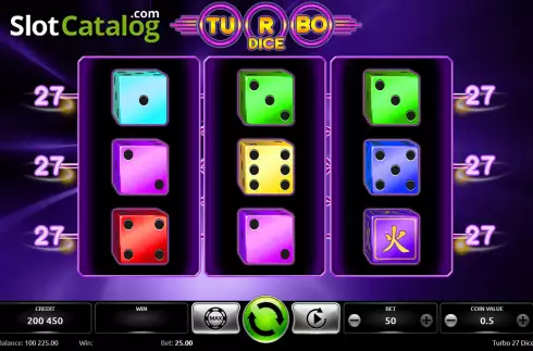 Скрин2. Turbo 27 Dice слот