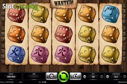 Скрин2. Wanted Dice слот