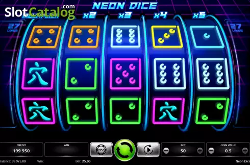 Скрин2. Neon Dice (KAJOT) слот