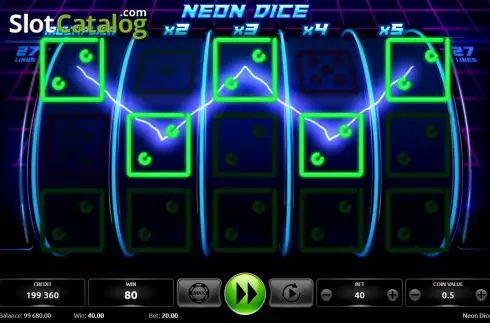 Скрин3. Neon Dice (KAJOT) слот