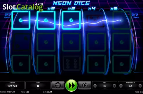 Скрин4. Neon Dice (KAJOT) слот