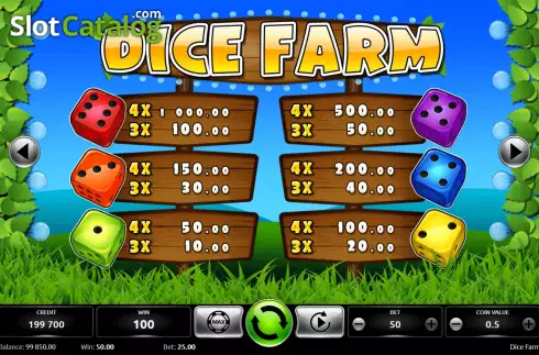 Скрин5. Dice Farm слот
