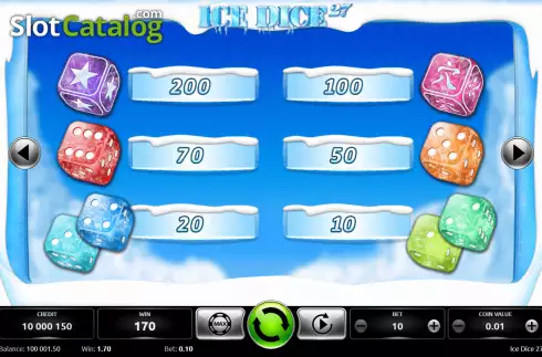 Скрин5. Ice Dice 27 слот