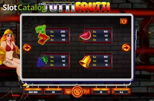 Скрин7. Tutti Frutti (KAJOT) слот