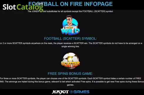 Скрин8. Football On Fire слот