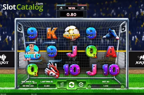 Скрин4. Football On Fire слот