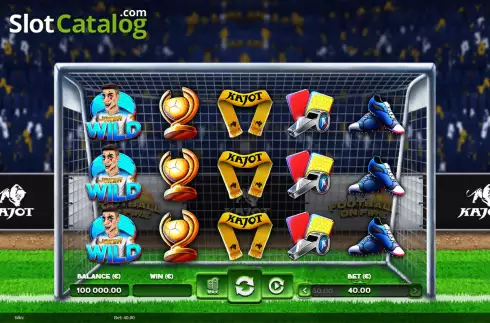 Скрин2. Football on Fire Dice слот