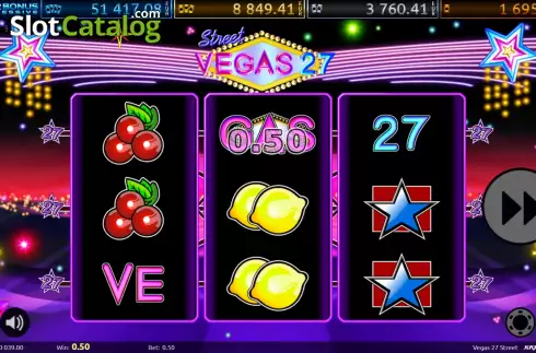Скрин3. Vegas 27 Street слот