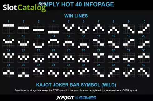 Скрин8. Simply Hot 40 слот
