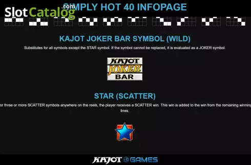 Скрин9. Simply Hot 40 слот