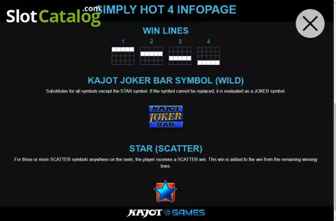 Скрин7. Simply Hot 4 слот