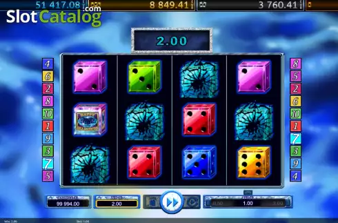Скрин4. Happy Diamonds Dice слот