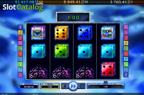 Скрин3. Happy Diamonds Dice слот