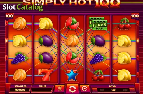 Скрин2. Simply Hot XL 100 слот