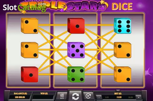 Скрин2. Triple Stars Dice слот