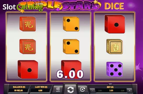 Скрин3. Triple Stars Dice слот