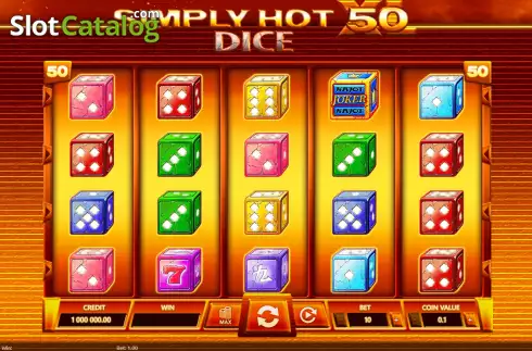 Скрин2. Simple Hot XL 50 Dice слот