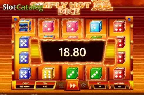 Скрин3. Simple Hot XL 50 Dice слот