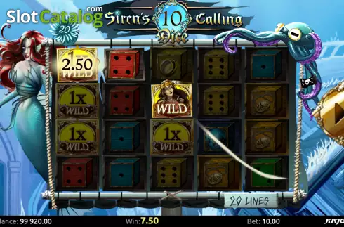 Скрин4. Siren's Calling Dice слот