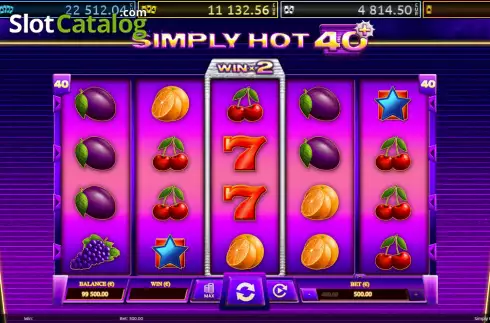 Скрин2. Simply Hot 40 + слот