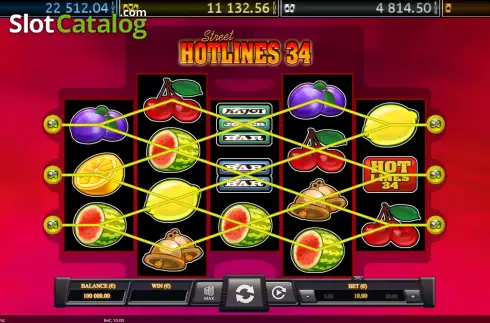 Скрин2. Hotlines 34 Street слот