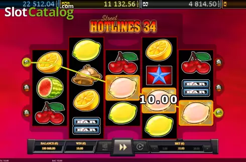 Скрин3. Hotlines 34 Street слот