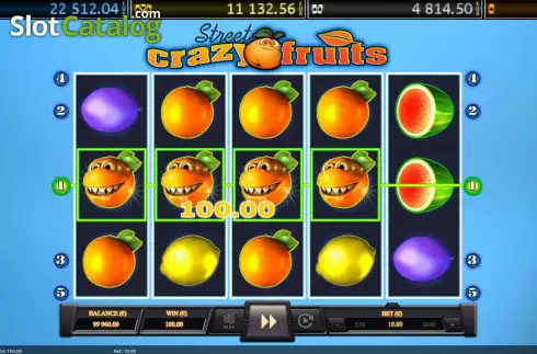 Скрин3. Crazy Fruits Street слот
