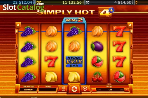 Скрин2. Simply Hot 4 + слот