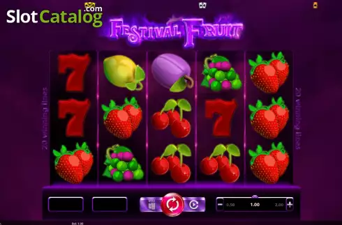 Скрин2. Festival Fruits слот