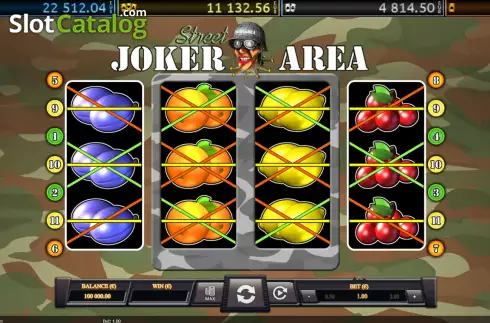 Скрин2. Joker Area Street слот