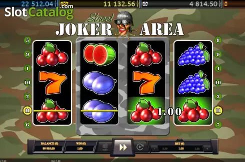 Скрин3. Joker Area Street слот
