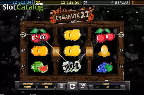 Скрин3. Dynamite 27 Street слот